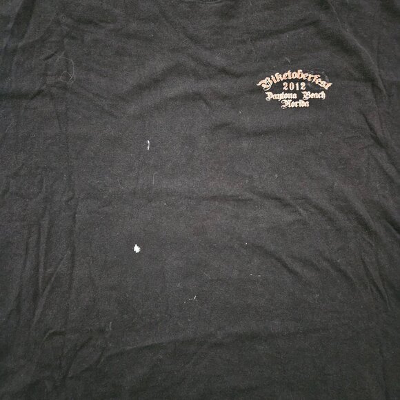 Keya Biketoberfest 2012 Daytona Beach Skull Graphic T-Shirt Black – Men’s 2XL - Picture 3 of 11